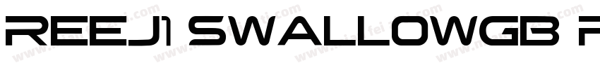 REEJ1 SwallowGB Flash Black字体转换